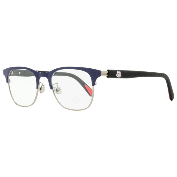 Moncler Rectangular Eyeglasses ML5193H 090 Blue /Black 51mm - Picture 1 of 3